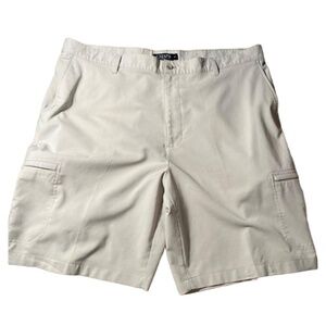 CHAPS Shorts Mens Size 40 Beige Cargo Golf Pockets Outdoor Performance
